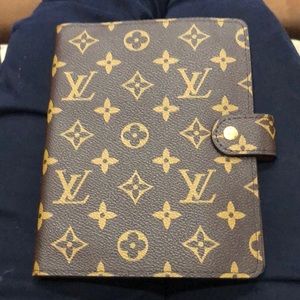 Brown and gold beautiful planner